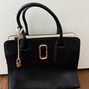 Chic Black and Cream Tote Bag
